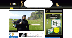Desktop Screenshot of golf1.is